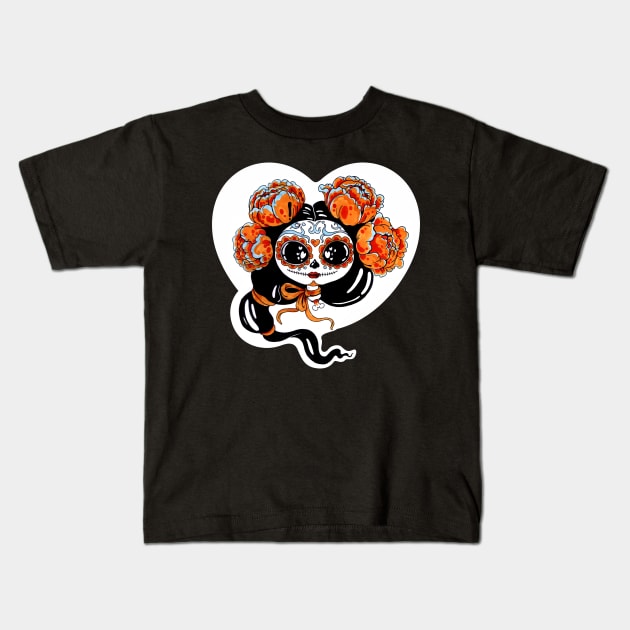 Calavera Kids T-Shirt by idiotstile